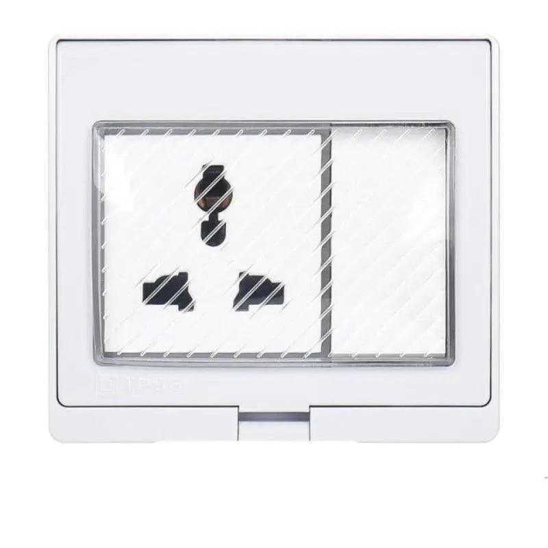 TAIXI- IP55 Waterproof Socket Switch Box|  EU AU UK US FR Universal Type Socket optional Online Hot Sale