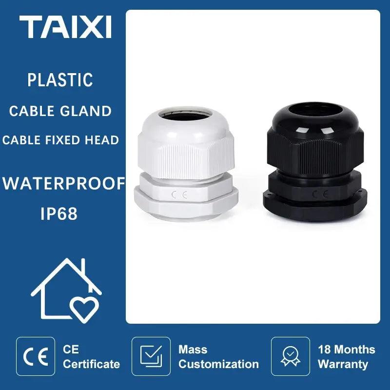 TAIXI- PG Series Nylon Plastic Wire and Cable Gland IP68 Online now