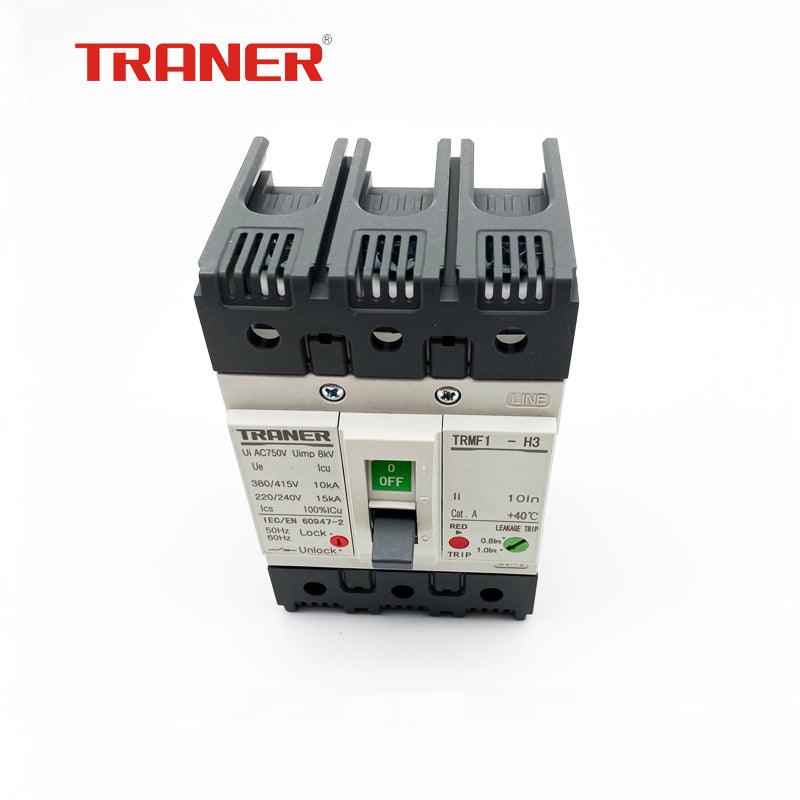 Three Pole MCCB TRMF1-63 240V/14kA 3P 15.20.25.32.40.50.63A MCCB Sale