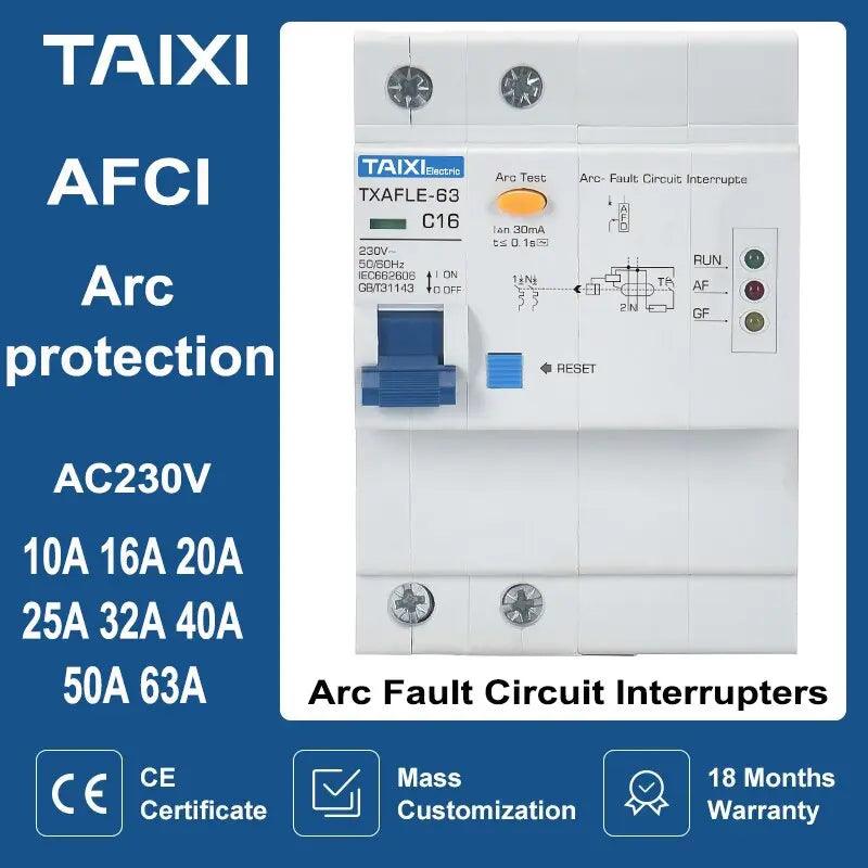 TAIXI- Arc Fault Circuit Breaker Interrupte| With Bluetooth Controller Online now