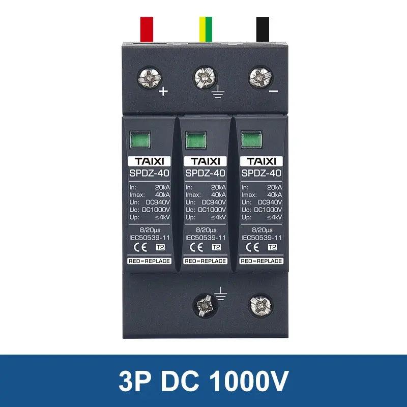 TAIXI- Photovoltaic DC SPD 2P/3P DC12V 24V 48V 500V 690V  800V 1000V Supply