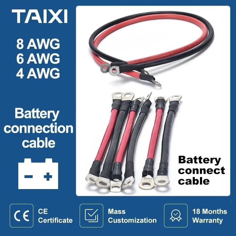 TAIXI- Battery Connection Cable/Wire 8/6/4 AWG optional with Lug Online