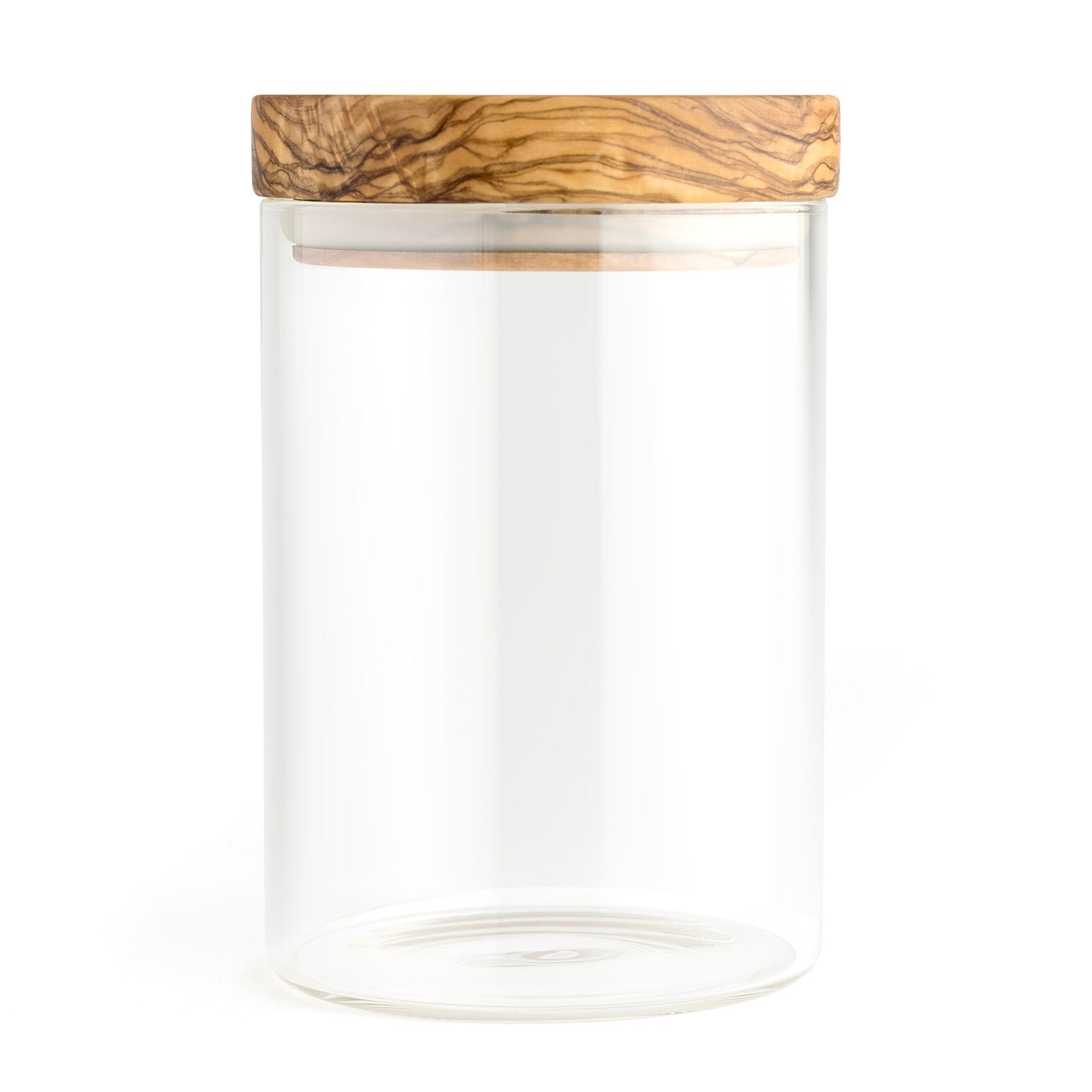 Berard Glass Storage Jar With Olive Wood Lid, 20-ounce Discount
