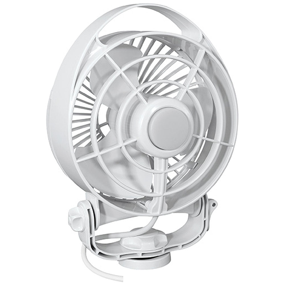 SEEKR by Caframo Maestro 12V 3-Speed 6″ Marine Fan w/LED Light – White [7482CAWBX] on Sale