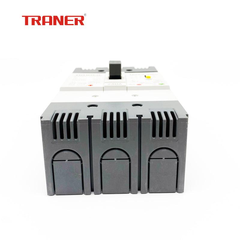 TREF4-250H 3 Phase Rcbo Mccb with Elcb 200 Amp 30mA~500mA Adjustable Fashion