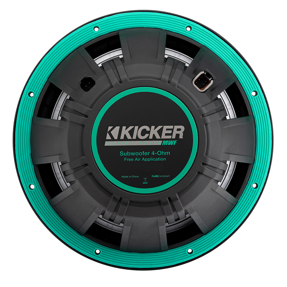 KICKER 12″ Premium Marine Subwoofer f/Free-Air Applications – 4-Ohm [51MWF124] Hot on Sale