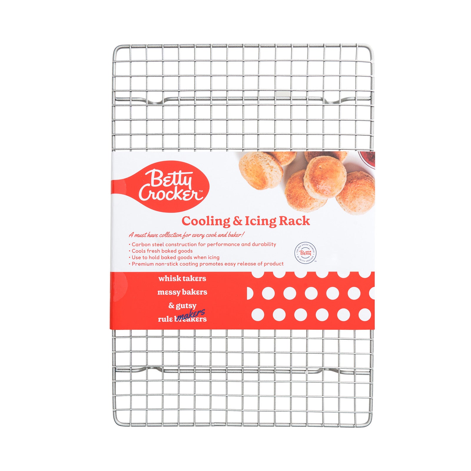 Betty Crocker Carbon Steel 13 x 9 x 0.87 Inch Cooling Rack Fashion