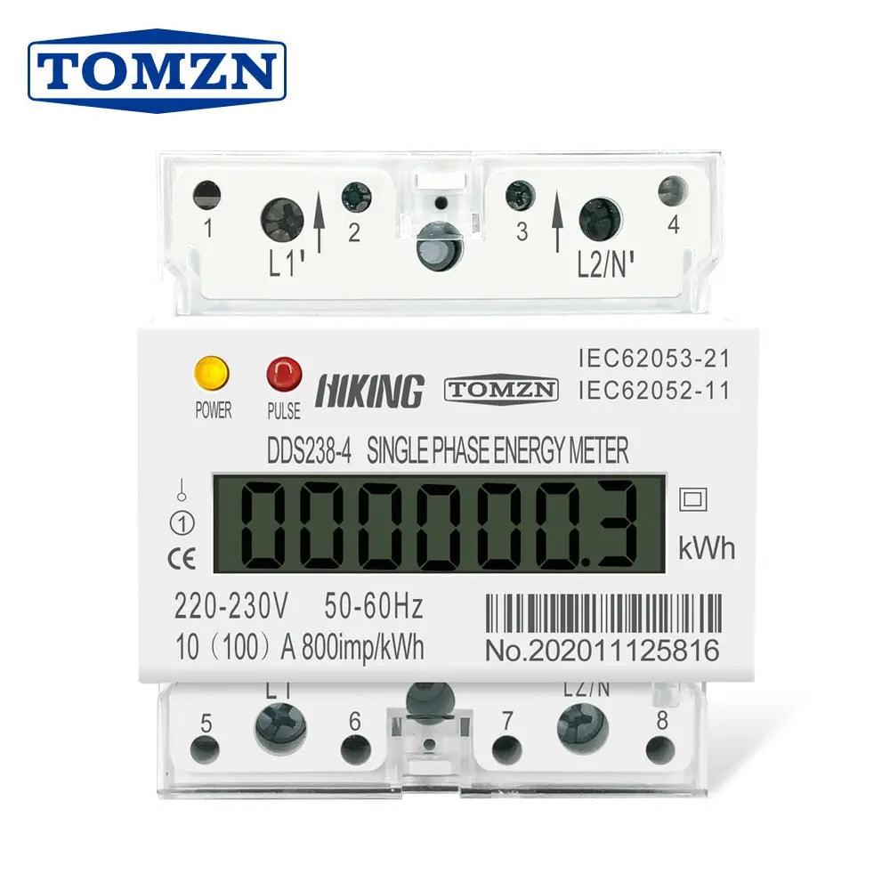 TOMZN- 30(100)A Energy Meter| Single phase Din rail type Online Sale