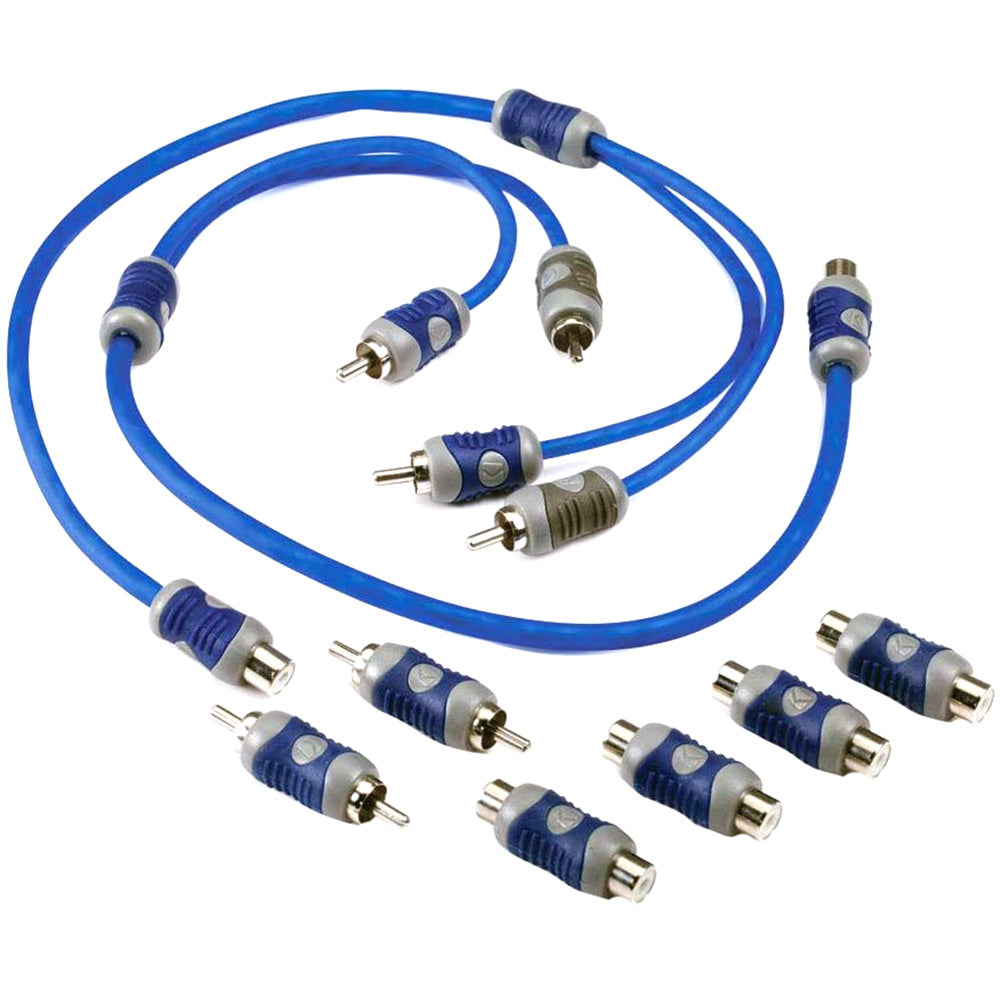 KICKER K-Series Y-Adapter Interconnect – RCA Male w/Female Adapters [46KIYFM] Supply
