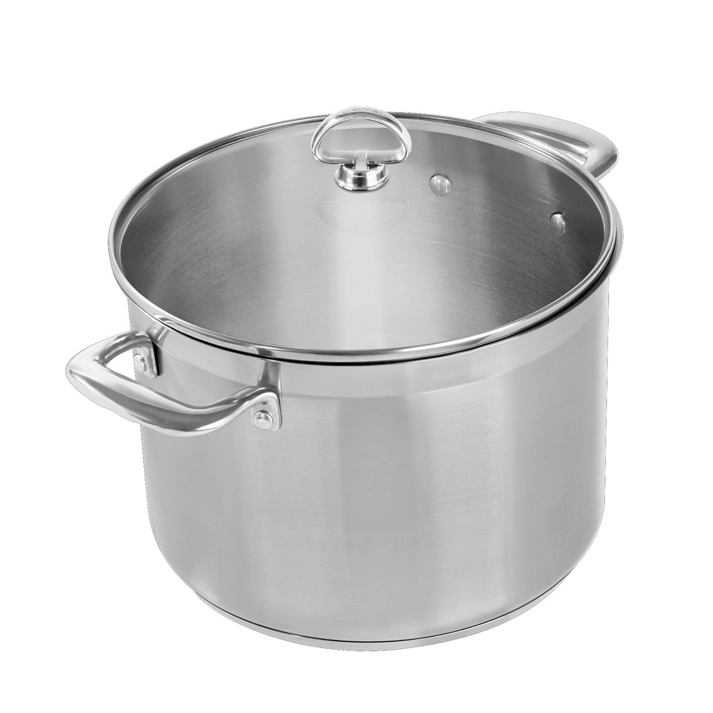 Chantal Induction 21 Steel 8 qt. Stock Pot w/ Glass Lid Hot on Sale