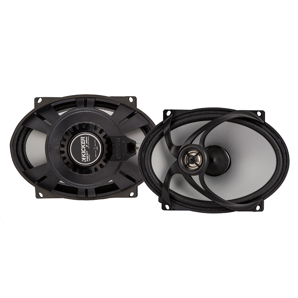 KICKER PSC572 5×7″ Harley Davidson Replacement Coaxial Speakers – 4-Ohm, Black [48PSC574] Fashion