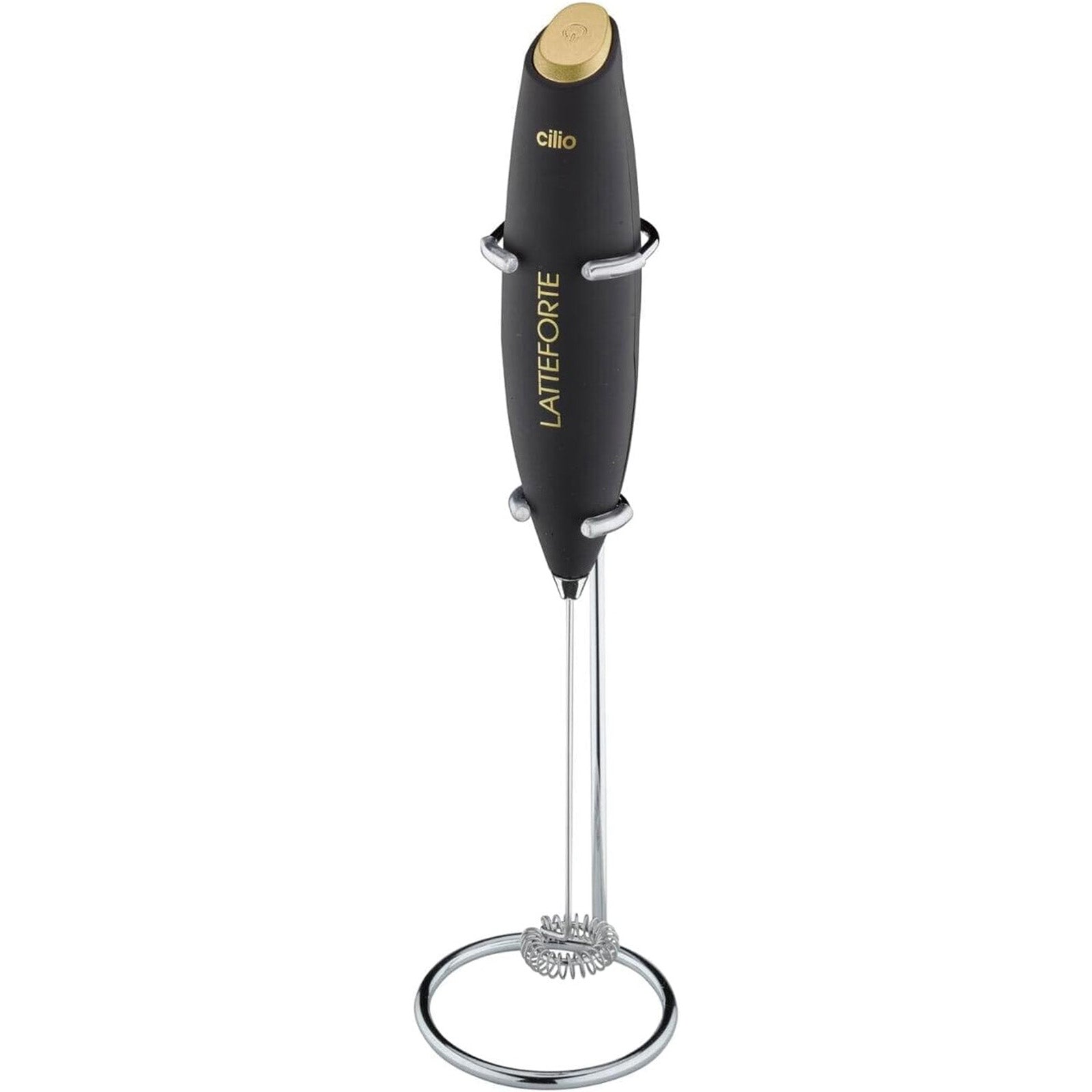 Cilio Latteforte Battery Powered Milk Frother with Stainless Steel Stand Online now