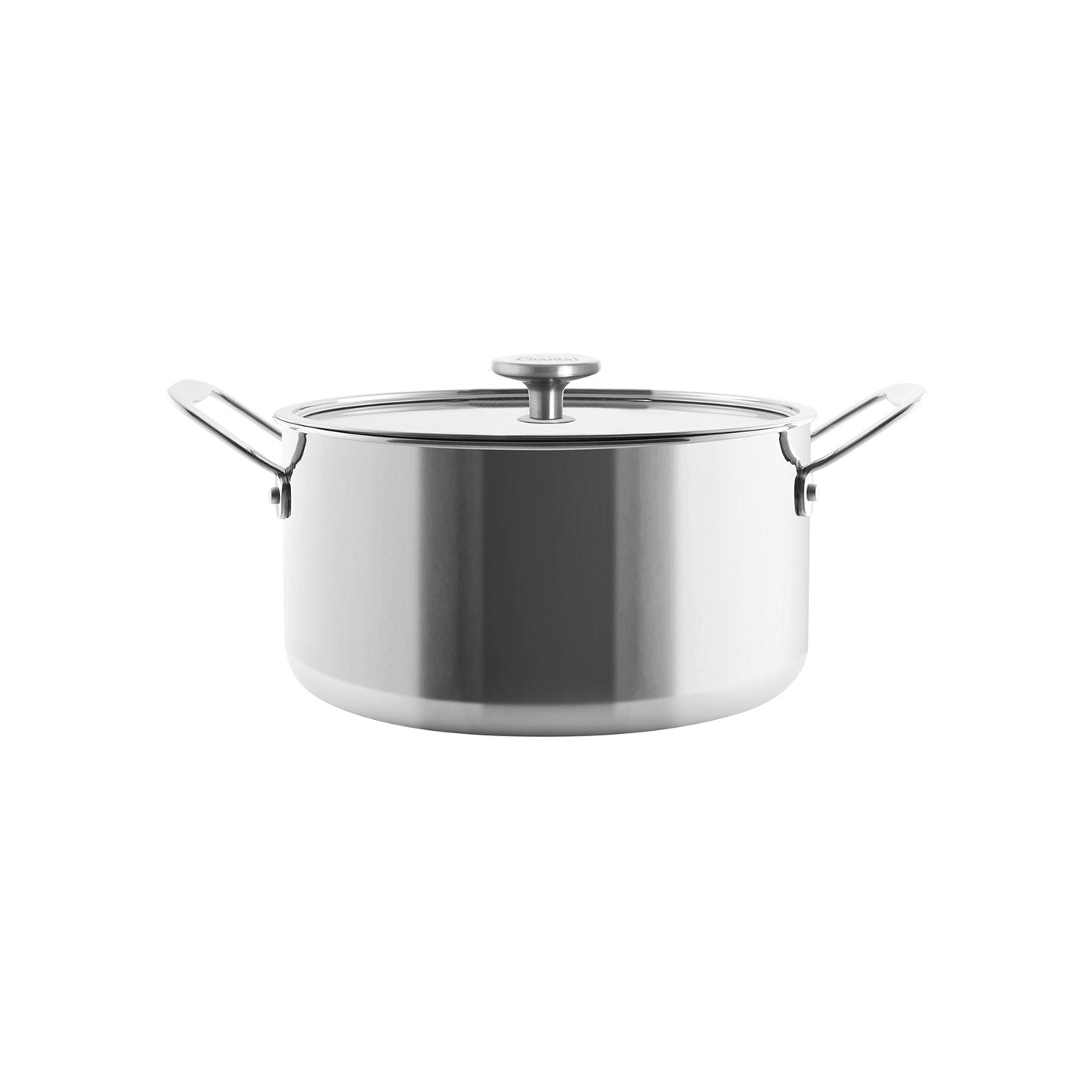 Chantal 3.Clad 7 qt. Stock Pot with Glass Lid Supply