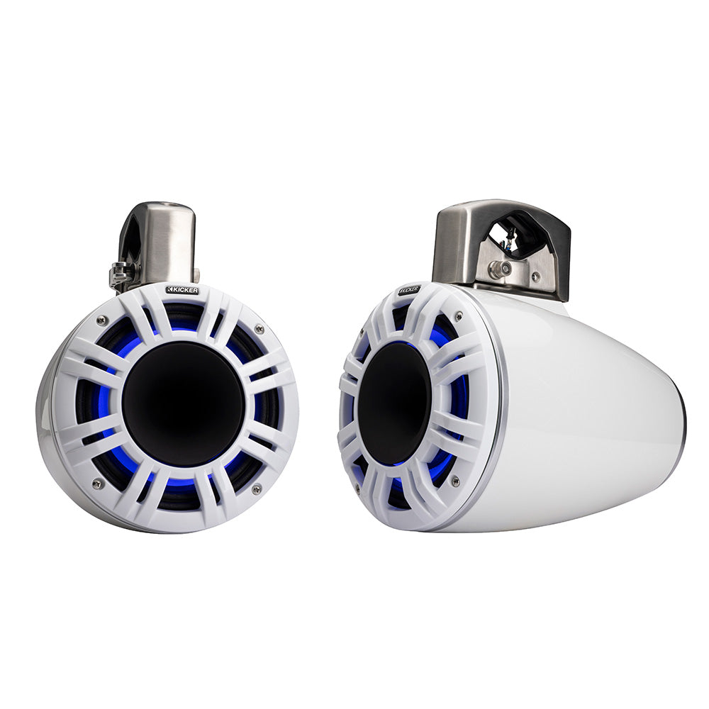 KICKER KMTCXL65 6.5″ LED Horn Loaded Compression Driver Tower System – White [51KMTCXL65W] on Sale