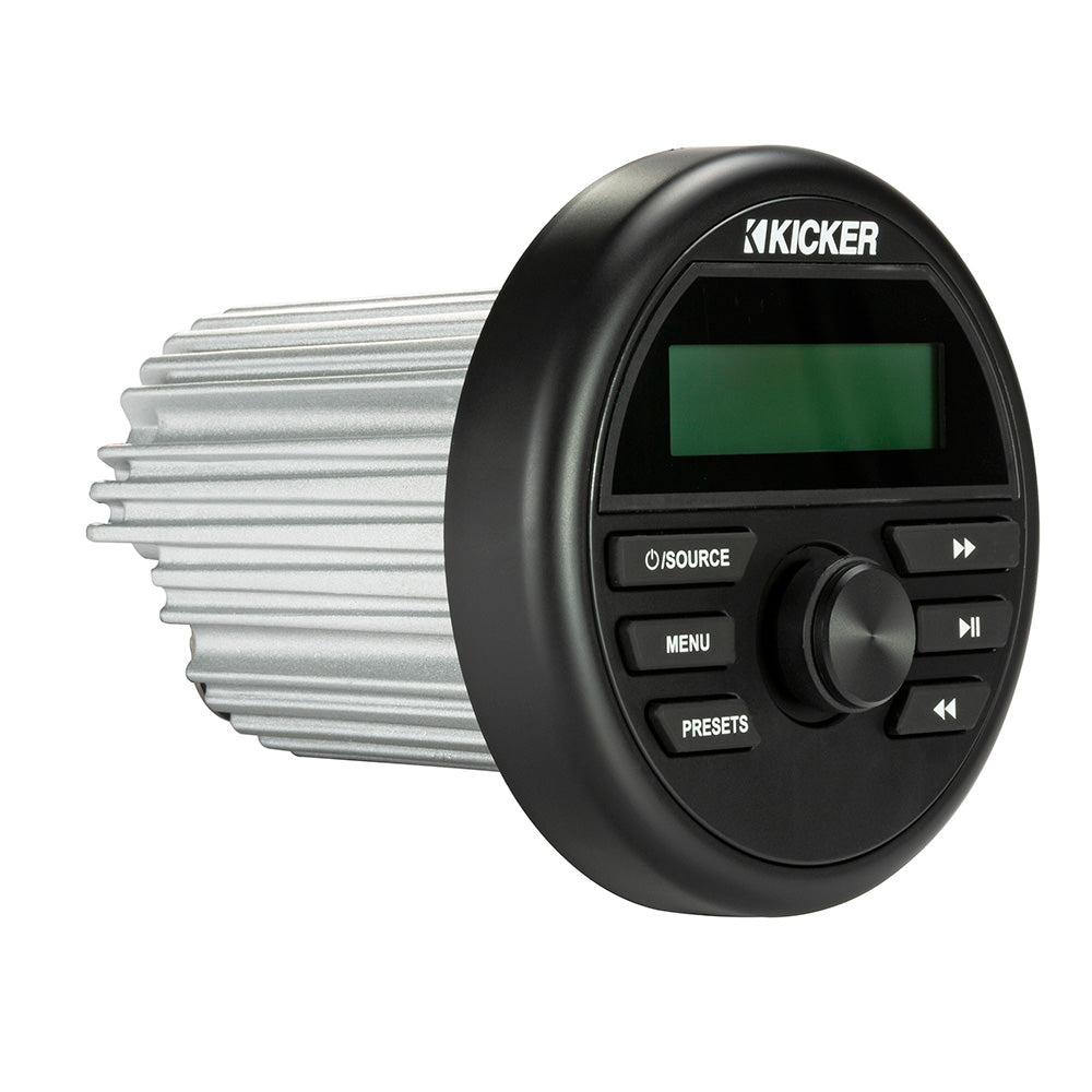 KICKER KMC2 Weather-Resistant Gauge-Style Media Center w/Bluetooth [46KMC2] Online now