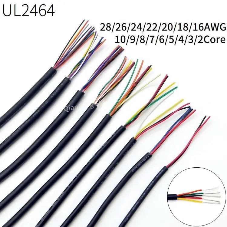 UL2464 -2/5/10M Sheathed Wire Cable| 28-16 AWG optional Sale