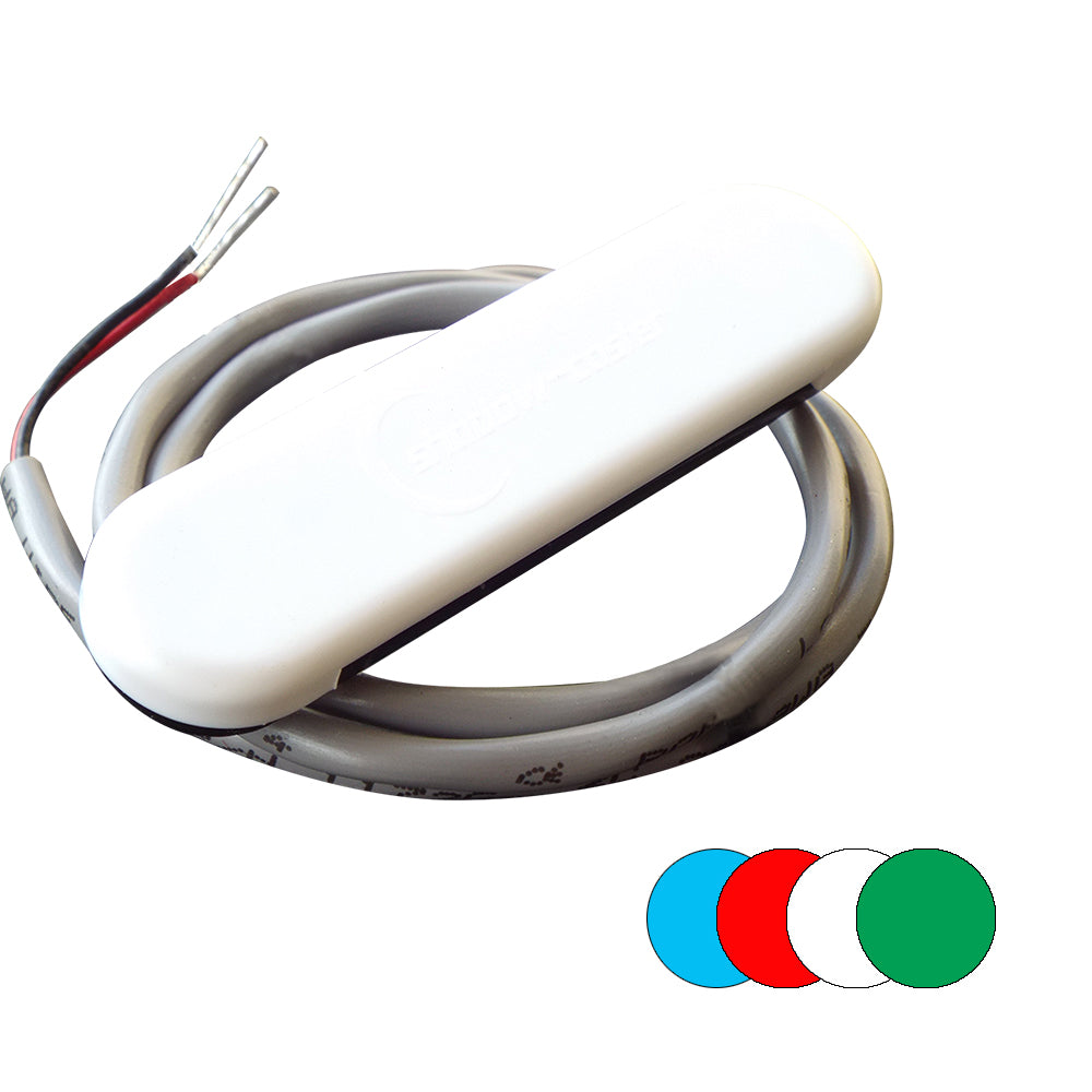 Shadow-Caster Courtesy Light w/2′ Lead Wire – White ABS Cover – RGB Multi-Color – 4-Pack [SCM-CL-RGB-4PACK] Sale