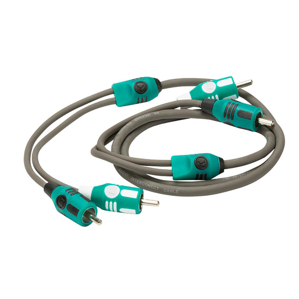 KICKER KMI1 Marine Series 2-Channel RCA Interconnect – 1M [47KMI1] Online Hot Sale