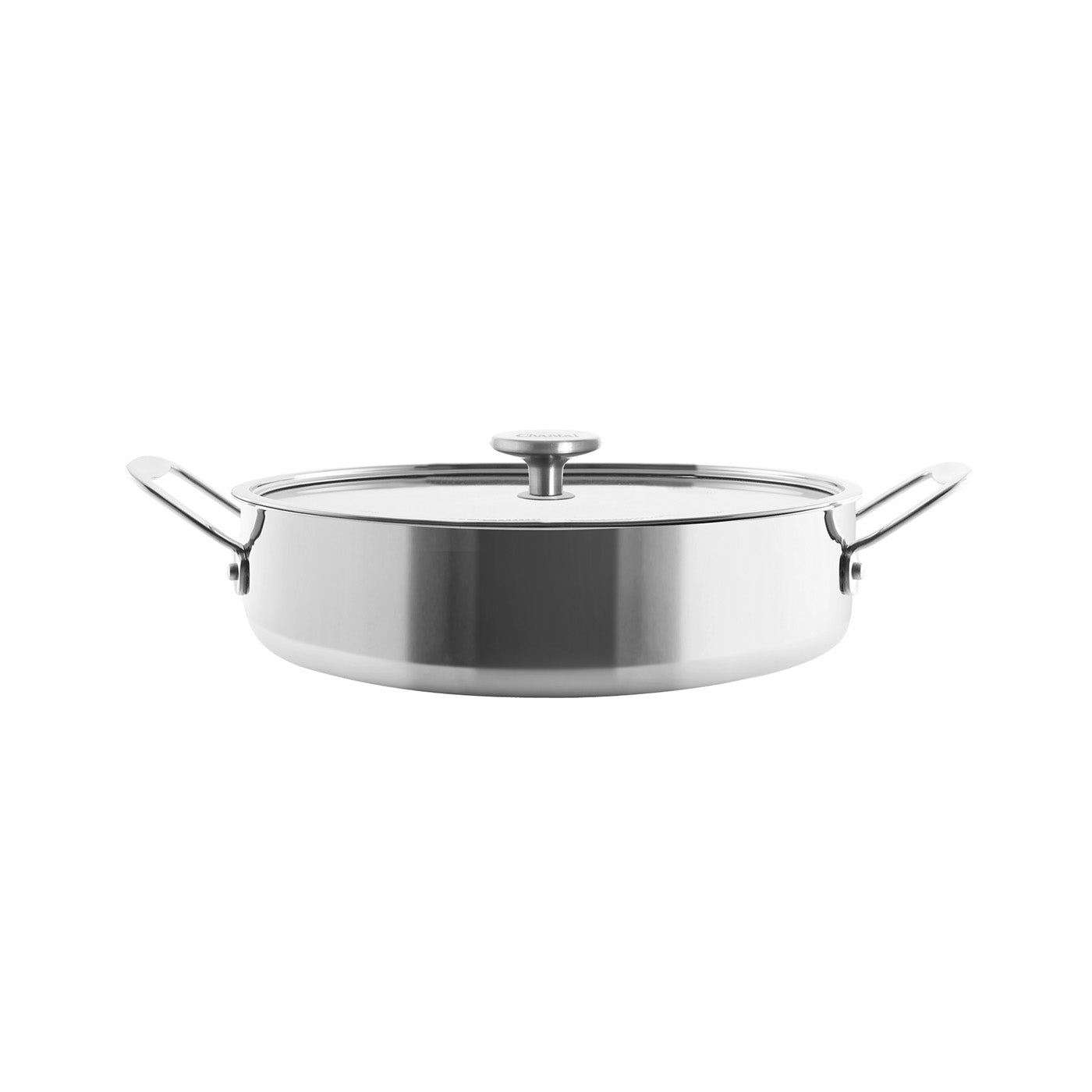 Chantal 3.Clad 5 qt. Sauteuse w/ Glass Lid Online Hot Sale