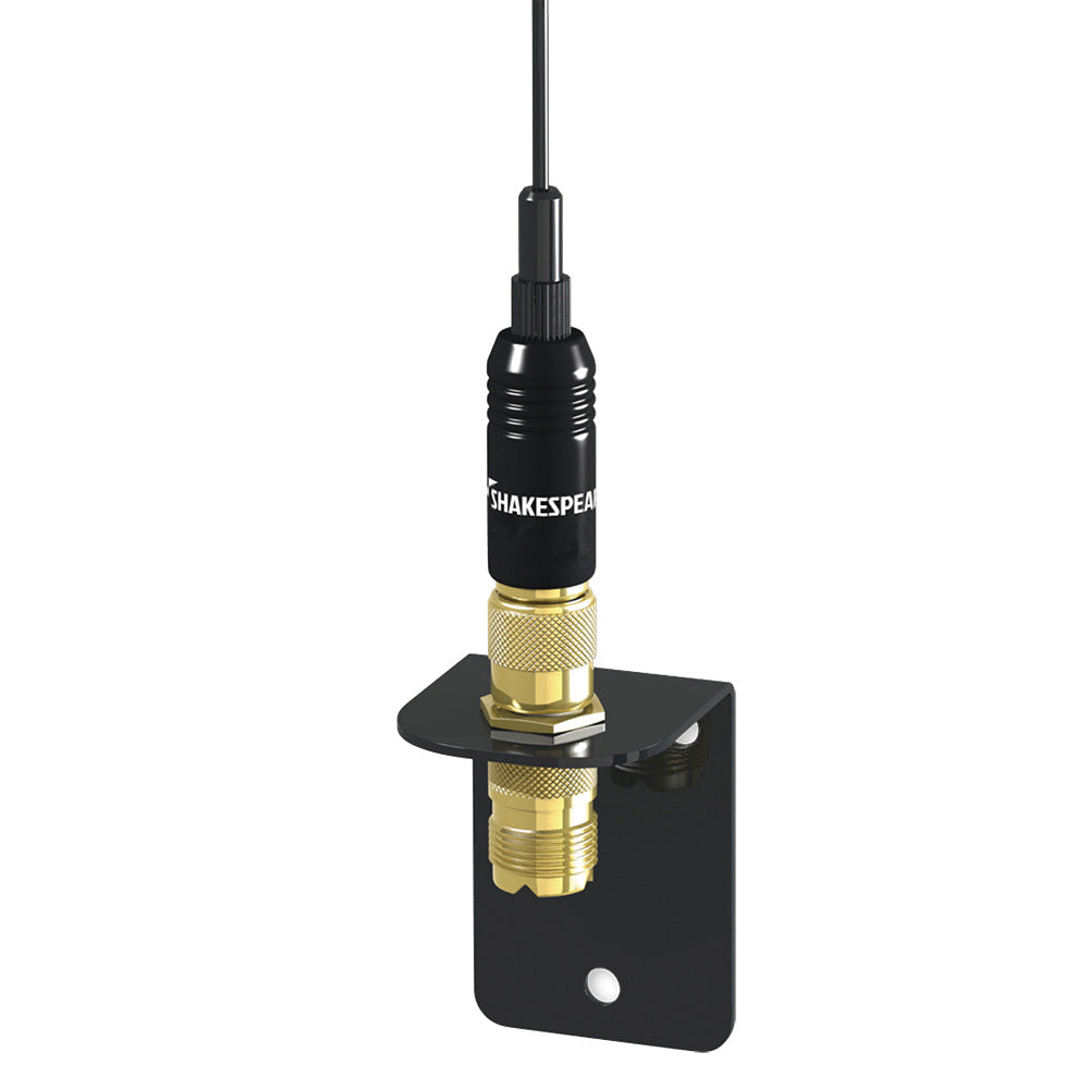 Shakespeare VHF 15in 5216 SS Black Whip Antenna – Bracket Included [5216] Supply