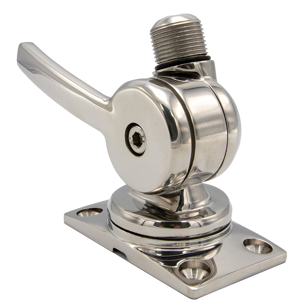 Shakespeare 6187 Sleek  Compact Stainless Steel Rotatable 4-Way Ratchet Mount [6187] Online Hot Sale