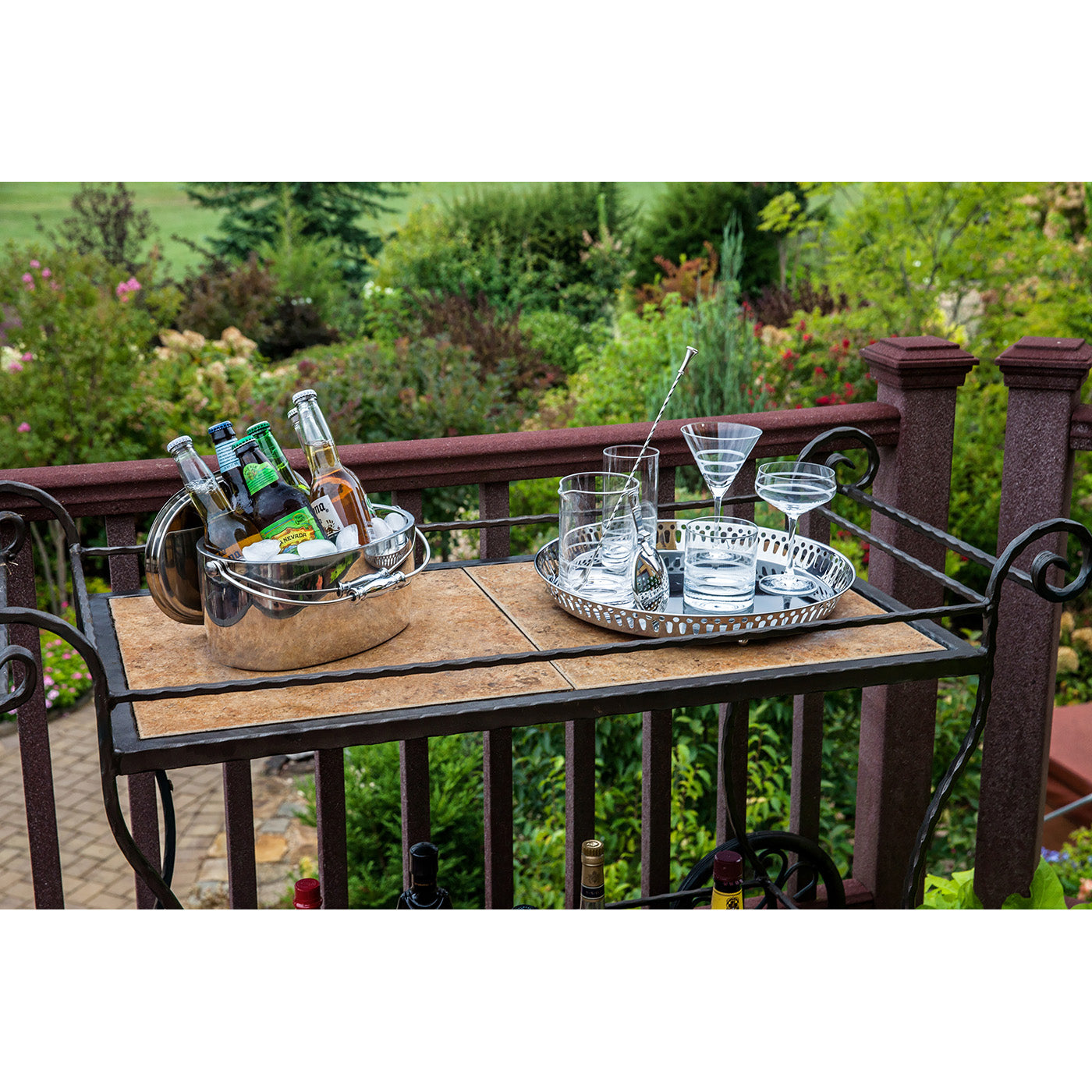 Crafthouse by Fortessa 12″ x 5.25″ Ice Bucket w/Handle and Drain Tray, Stainless Hot on Sale