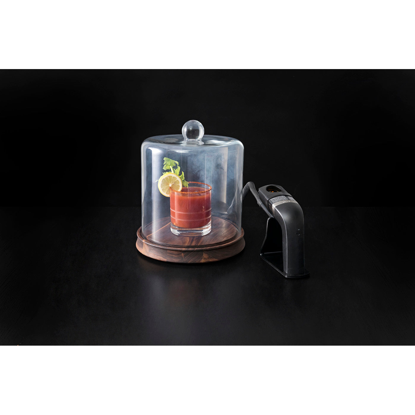 Crafthouse by Fortessa Glass Smoke Cloche w/Smoker & Chips, 9.25″ x 11″ Fashion