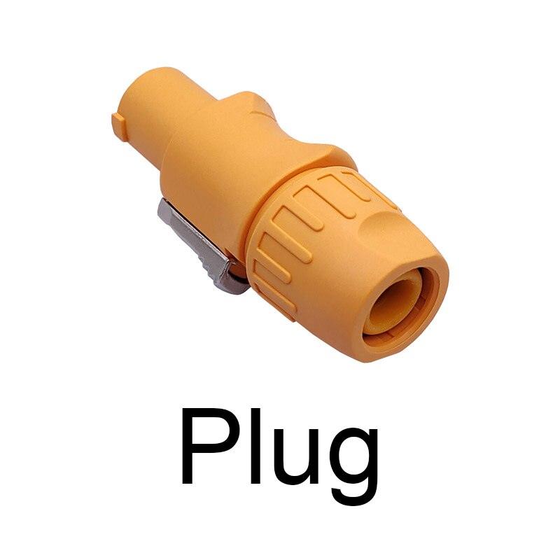 Waterproof LED 3pins power plug audio power supply plug flame-retardant industrial power connector Sale