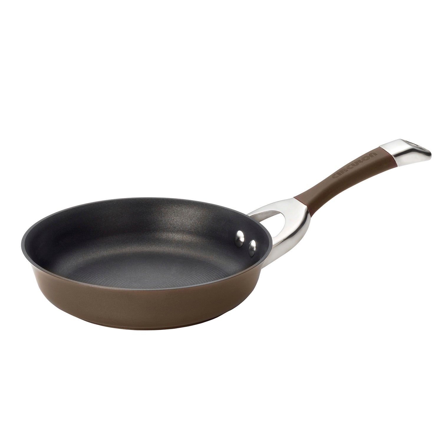 Circulon Symmetry Chocolate Hard-Anodized Nonstick 8-1/2-Inch French Skillet Online Hot Sale