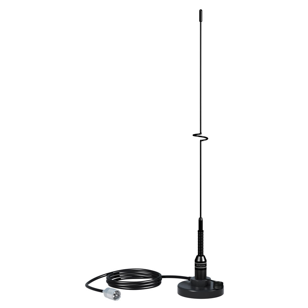 Shakespeare VHF 19″ 5218 Black SS Whip Antenna – Magnetic Mount [5218] Supply