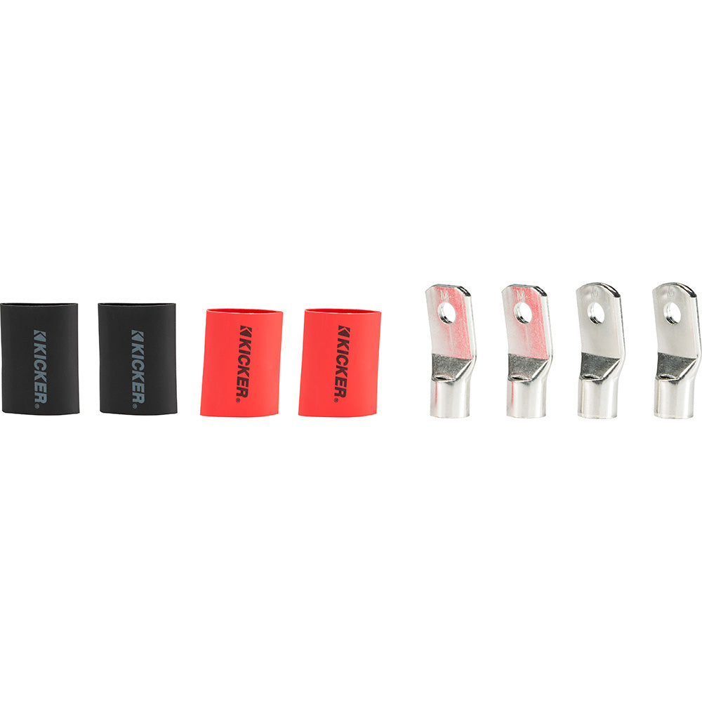 KICKER RT0 Nickel Plated 1/0AWG 5/16″ Ring Terminal – 4-Pack [47RT0] Online Hot Sale