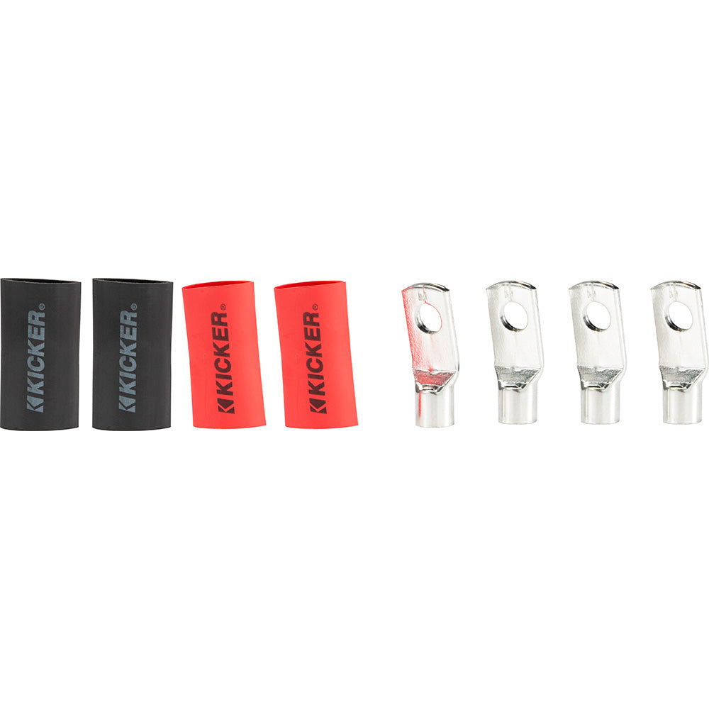 KICKER RT4 Nickel Plated 4AWG 5/16″ Ring Terminal – 4-Pack [47RT4] Sale