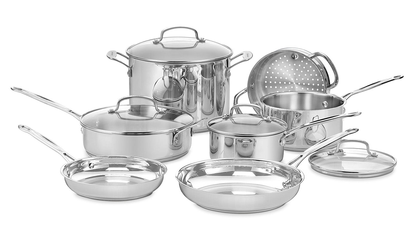 Cuisinart Chef’s Classic Stainless 11 Piece Cookware Set Supply