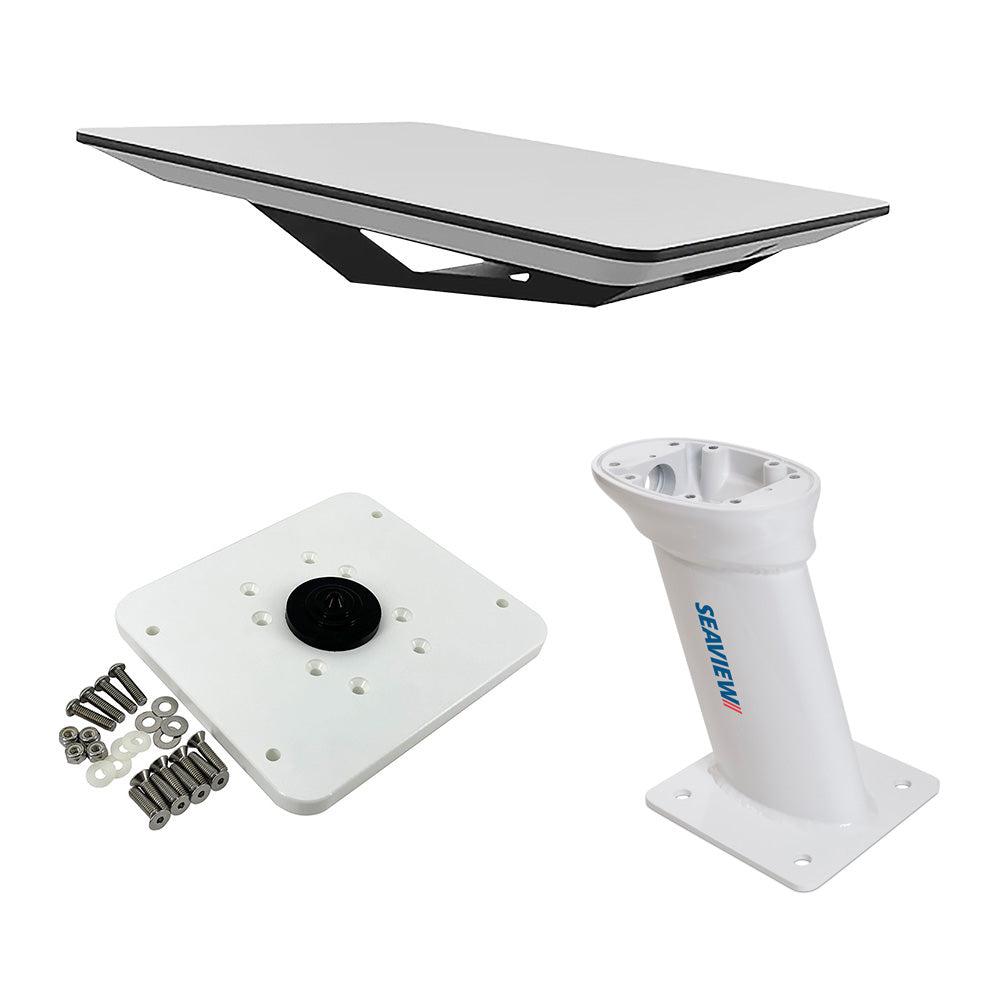 KVH Starlink Flat Panel Kit w/10″ Seaview Pedestal Mount  ADASTLKA Starlink Top Plate [72-1048-SV10] Discount