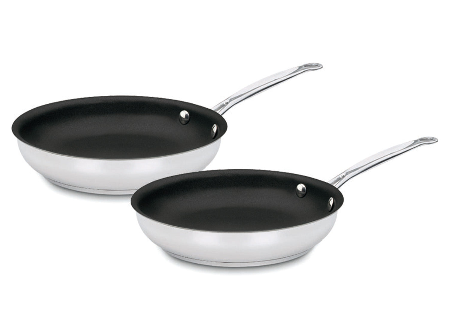 Cuisinart Chef’s Classic Stainless Nonstick 2-Piece 9-Inch & 11-Inch Skillet Set Online