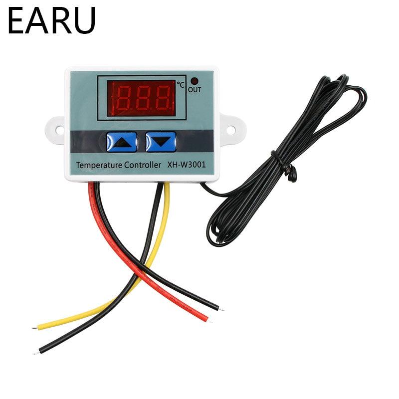 XH-W3001 10A Digital Temperature Controller 12V, 24V, 220V Quality thermal regulator Thermocouple thermostat with LCD display Discount