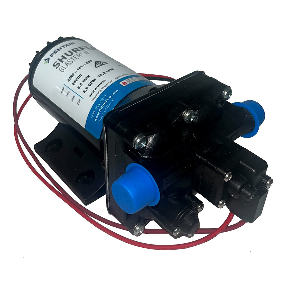 Shurflo by Pentair Blaster II Washdown Pump – 24 VDC – 3.5 GPM – 45 PSI [4238-141-E07] Fashion