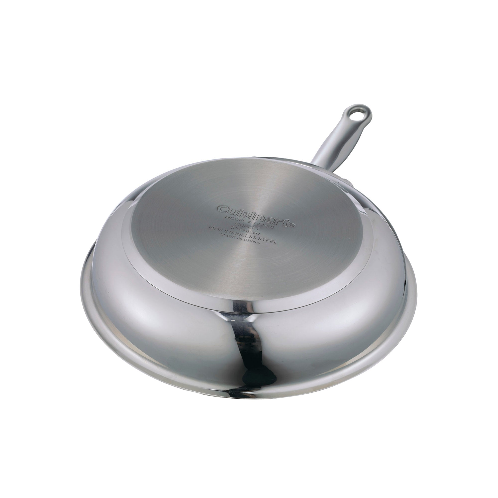 Cuisinart Chef’s Classic Stainless 8 Inch Open Skillet, Stainless Steel on Sale