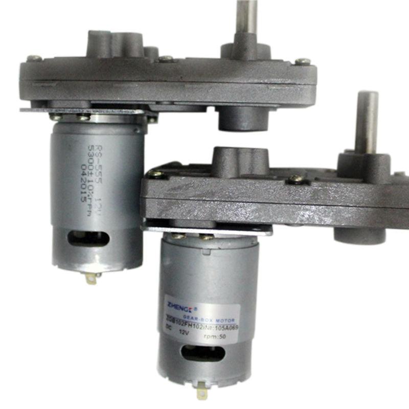 ZGB102FH DC 12V 24V motor 5/6/10/13/15/30/50/60/70/80/450RPM Worm gear motor large Torque with 555 motor Online Sale