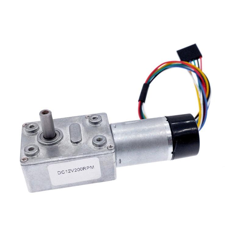 ZGY370EC DC motor with hall encoder 11PPR DC12V 5-200rpm Hot on Sale