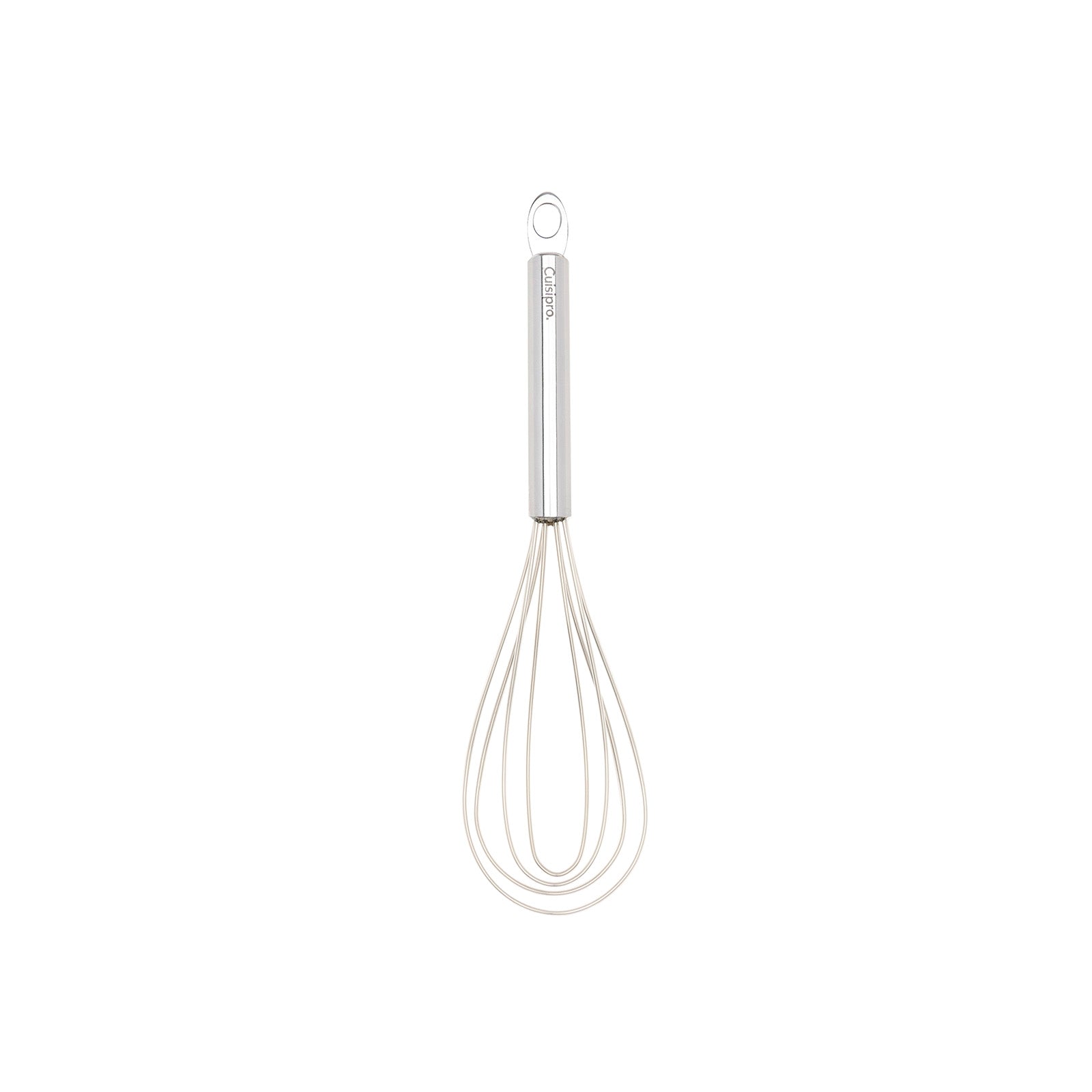 Cuisipro 10-Inch Silicone Flat Whisk, Stainless Steel Handle, Frosted Online Sale