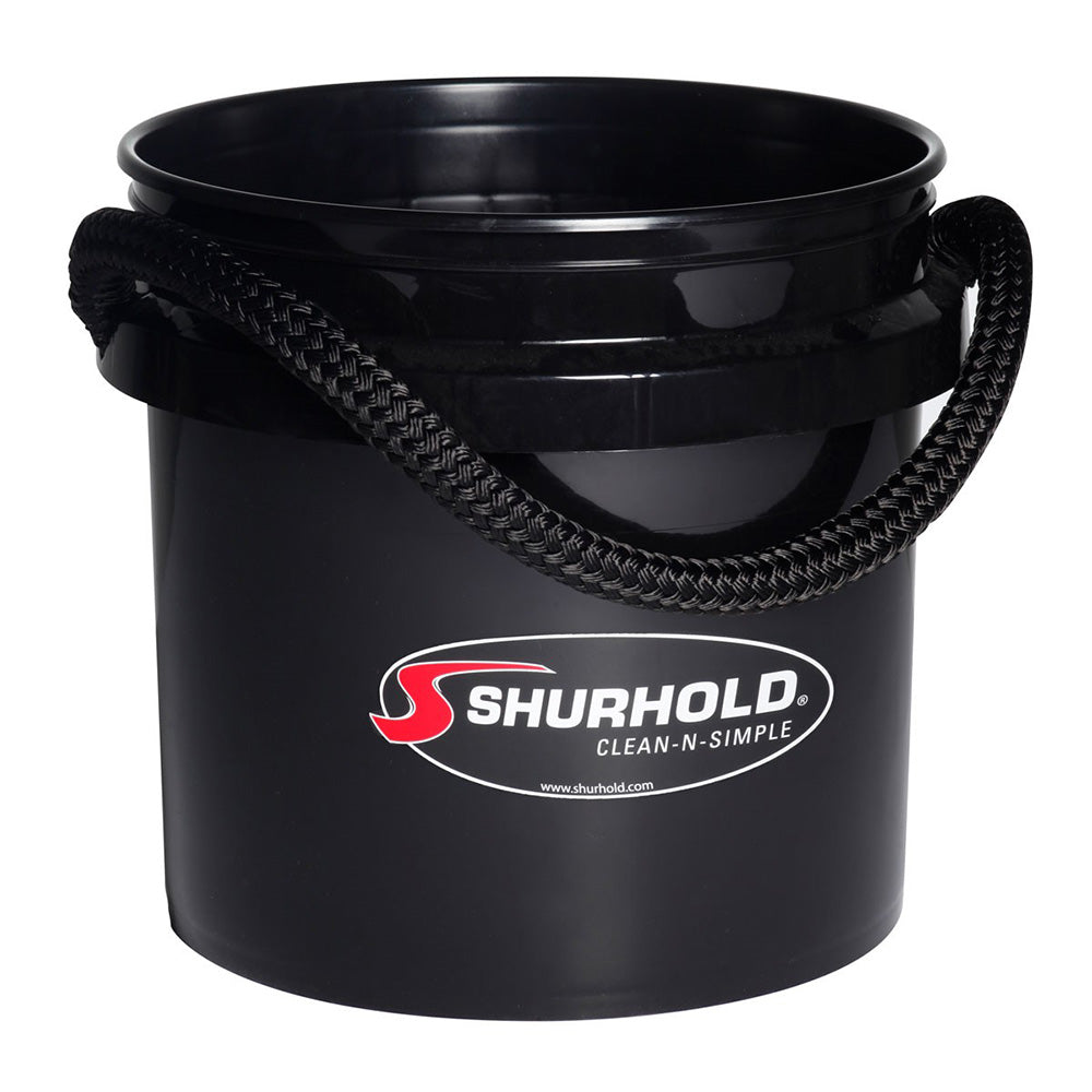 Shurhold Worlds Best Rope Handle Bucket – 3.5 Gallon – Black [2432] Online now