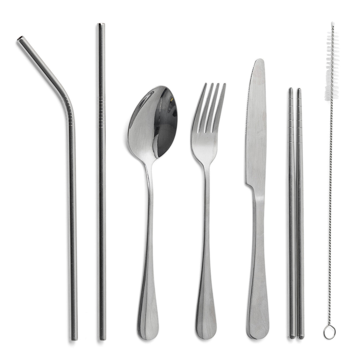 Cuisipro 8 Piece Travel Personal Cutlery Set, Gray Sale