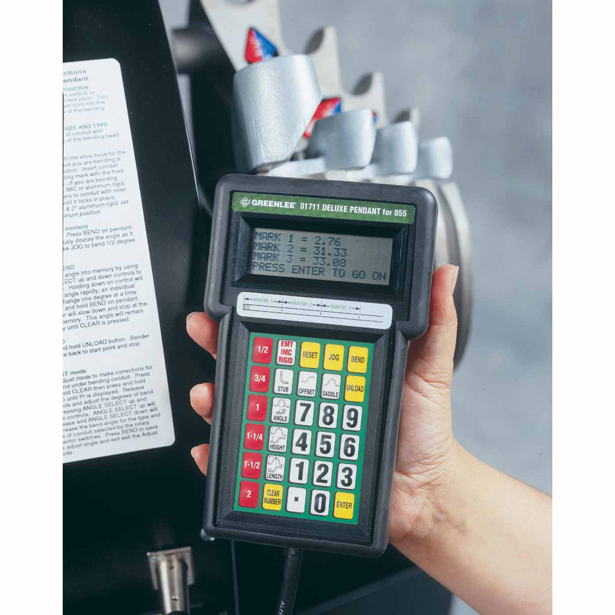 Greenlee 01711 Deluxe Pendant For 855 Bender with Serial Code ABL on Sale
