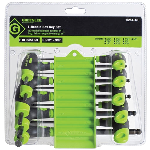 Greenlee 0254-40 10 Pc T-Handle Hex Key Set Online
