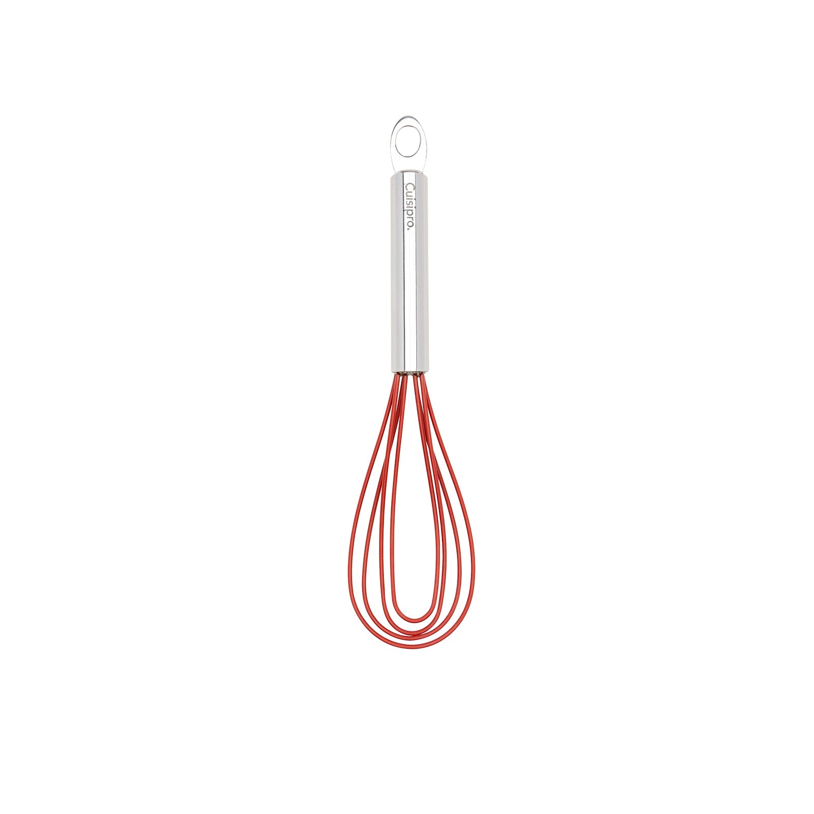 Cuisipro 8 Inch Silicone Flat Whisk, Red on Sale