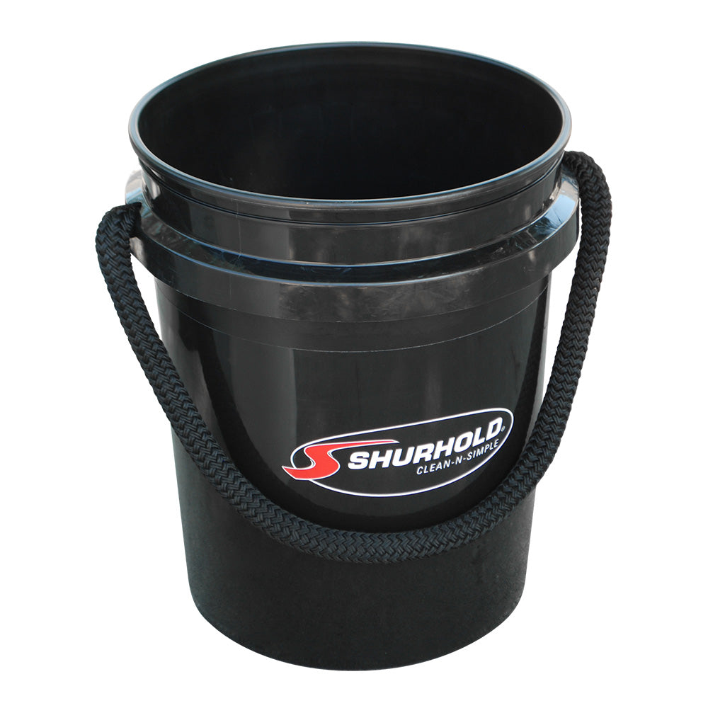 Shurhold Worlds Best Rope Handle Bucket – 5 Gallon – Black [2452] on Sale