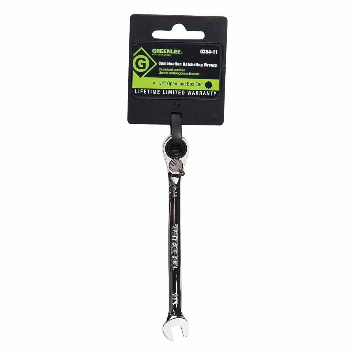 Greenlee 0354-11 Combination Ratcheting Wrench 1/4″ Online