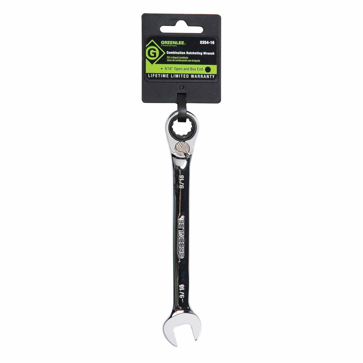 Greenlee 0354-16 Combination Ratcheting Wrench 9/16″ Hot on Sale