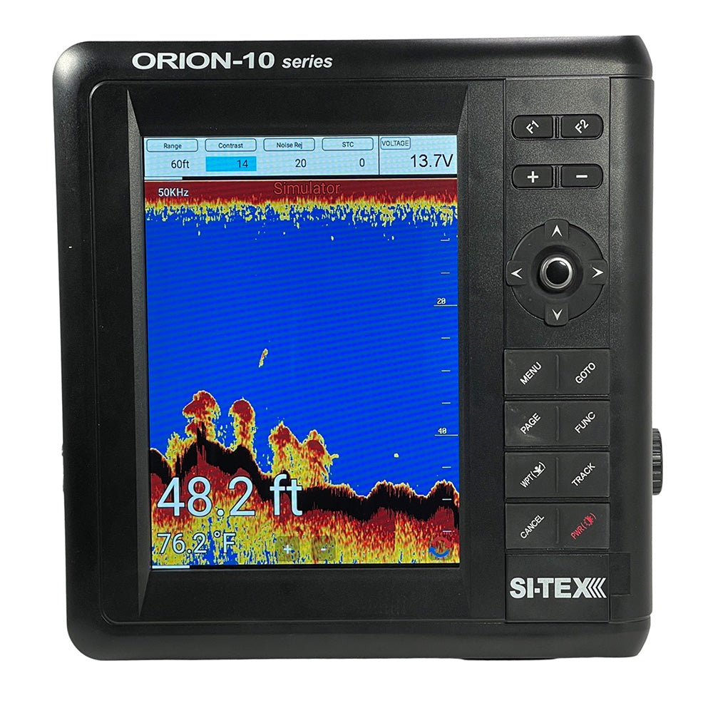 SI-TEX 10″ Chartplotter/Sounder Combo w/Internal GPS  C-MAP 4D Card [ORIONCF] on Sale
